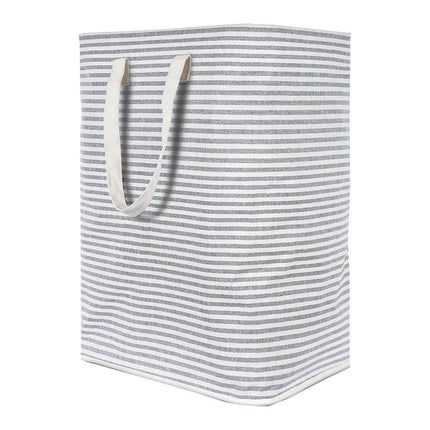 Foldable Moisture-proof Stripes Laundry Basket Dirty Clothes Basket Laundry Basket