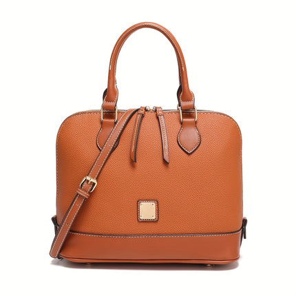 Women's Solid Color Lizard Print Daily Shoulder Crossbody Bag