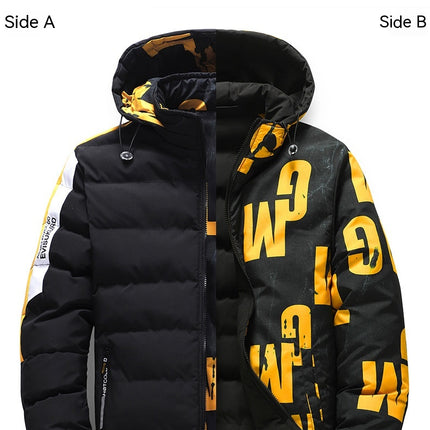 Winter Cotton-padded Men's Thickened Coat Jacket