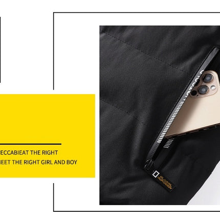 Winter Cotton-padded Men's Thickened Coat Jacket