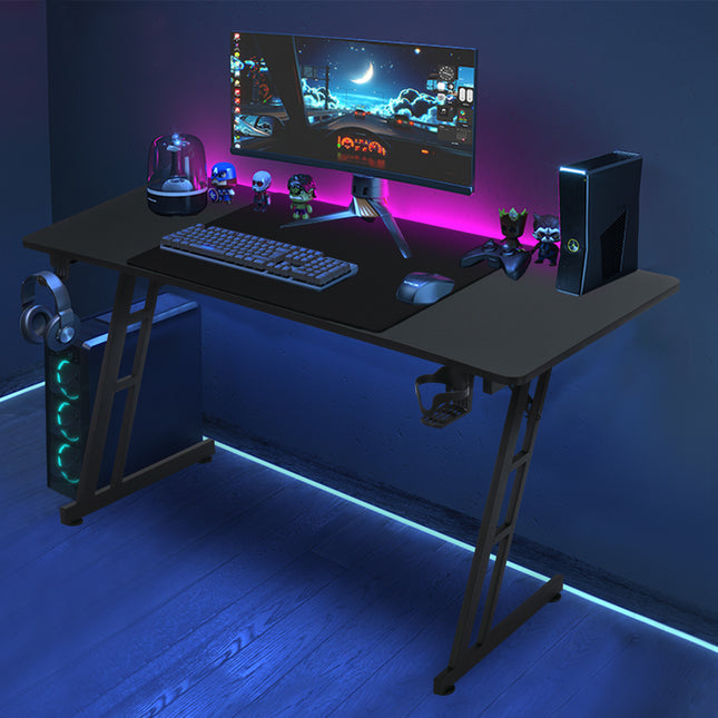 Gaming Table Black Gaming Table Carbon Fiber Tabletop Gamer Computer Table