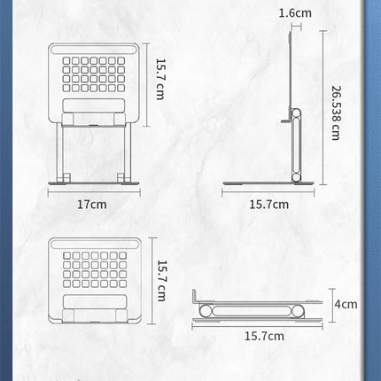 Tablet PC Desktop Folding Phone Stand Aluminum Alloy