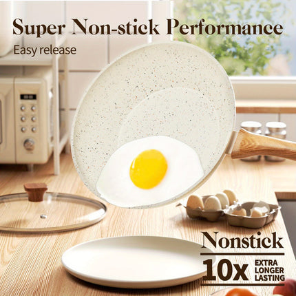 Kitchen Nonstick Cookware Sets with Bakelite Handles,