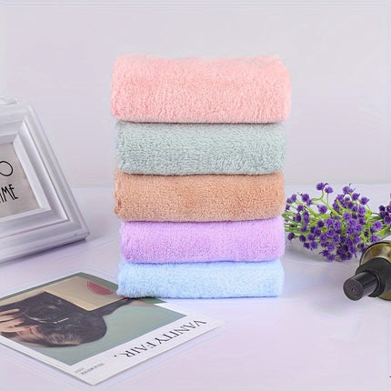 20Pcs Soft Absorbent Solid Color Fingertip Towels
