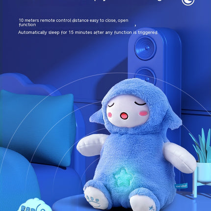 Cloak Man Lamb Toot Baby Plush Doll Newborn Sound And Light Soothing Sleeping Toys