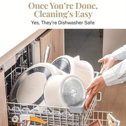 Nonstick Pots and Pans 18 Piece Ceramic Induction Cookware Kitchen Set