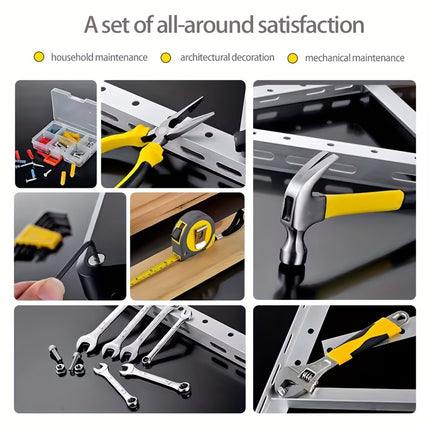 108pcs Tool Set for Home Use, Including Manual Tools for Automotive Repair in a Toolbox