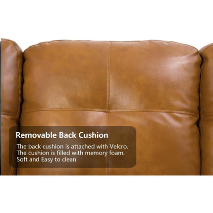 Leather Couch L Shape Couch Faux Leather Sofa Living Room Sofa with Chaise 2 Piece Using for Living Room