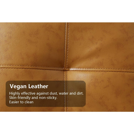 Leather Couch L Shape Couch Faux Leather Sofa Living Room Sofa with Chaise 2 Piece Using for Living Room