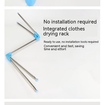 Portable Clothes Hanger Household Bold Foldable