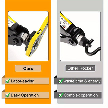 A Universal Car Jack with a Power-Saving Wrench And Converter, Featuring