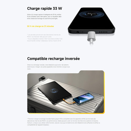 XIAOMI POCO C85, 6+128GB Smartphone, 6.9-Inch 120Hz Display, 7.99mm Design,