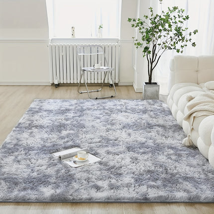 Plush Christmas Decor Area Rug - Large, Non-Slip, Soft Polyester Carpet for Living Room & Bedroom,