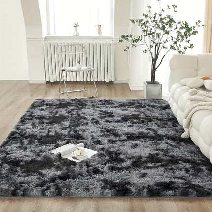 Plush Christmas Decor Area Rug - Large, Non-Slip, Soft Polyester Carpet for Living Room & Bedroom,