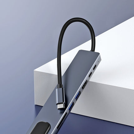 Type-c Expansion Dock 8 In 1 Multi-function Hub