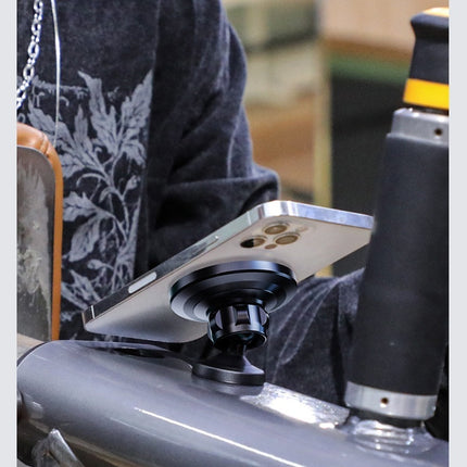 Bracket Gym Kitchen Bathroom Magnetic Suction Bracket Can Rotate 360 Degrees Portable Phone Holder