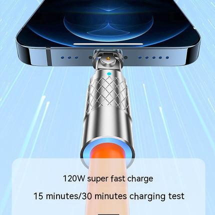 Mobile Game Rotating Elbow Data Super Fast Charge Charging Cable