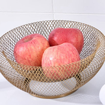 Iron Fruit Basket Simple Hollow Fruit Creative Basket