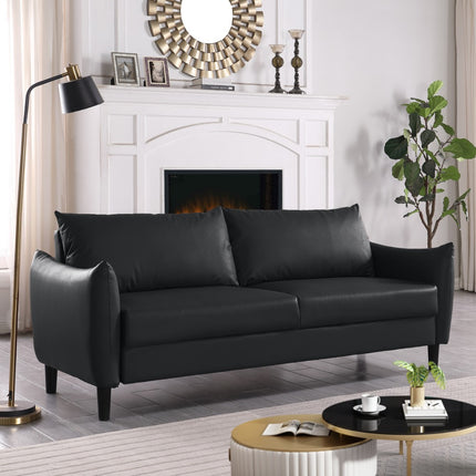 Sofa  Medieval Modern Style, Curly Armrests, Deep Seat Design, Fluffy and Comfortable
