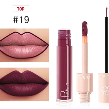 Pudaier Dual Lipstick Lip Gloss Liquid Lipstick