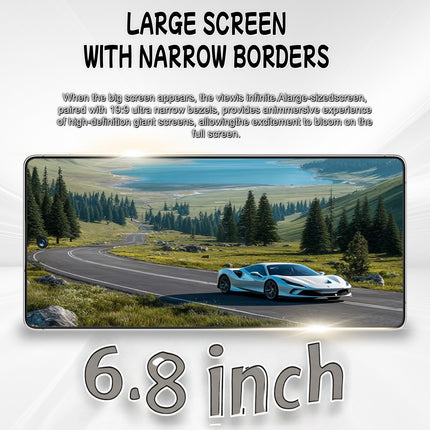 Newly Upgraded 2026 Unlocked Smartphone With Large 6.8 Inch HD Screen 8GB RAM Plus 256GB Storage
