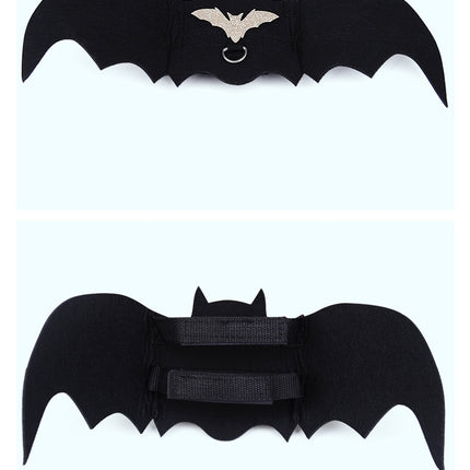 Halloween funny pet bat wings dog clothes