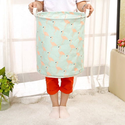 Foldable laundry basket, cotton and linen laundry basket, bathroom, laundry, dirty clothes, dirty clothes, toy storage basket