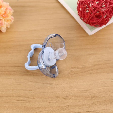 Love baby baby baby new baby pacifier anti automatically closed round head flat hair randomly issued