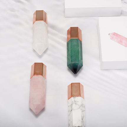 Home Massage Roller With Crystal Jade