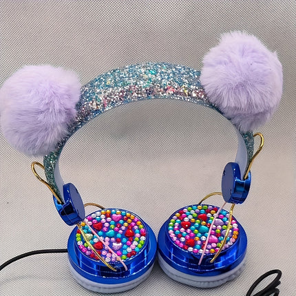Headphones with Microphone, Wired Headphones with HD Sound for Youngsters, School