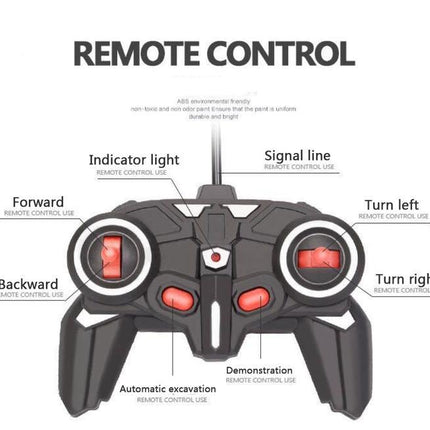 Remote control excavator