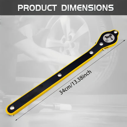 1.5T Jack with Wrench Set, Car Maintenance On-Board Tool, Effortless Tire Changing Artifact
