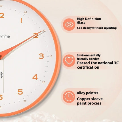 Minimalist Creative Ultra-quiet Living Room Hanging Wall Clock Wall Clock