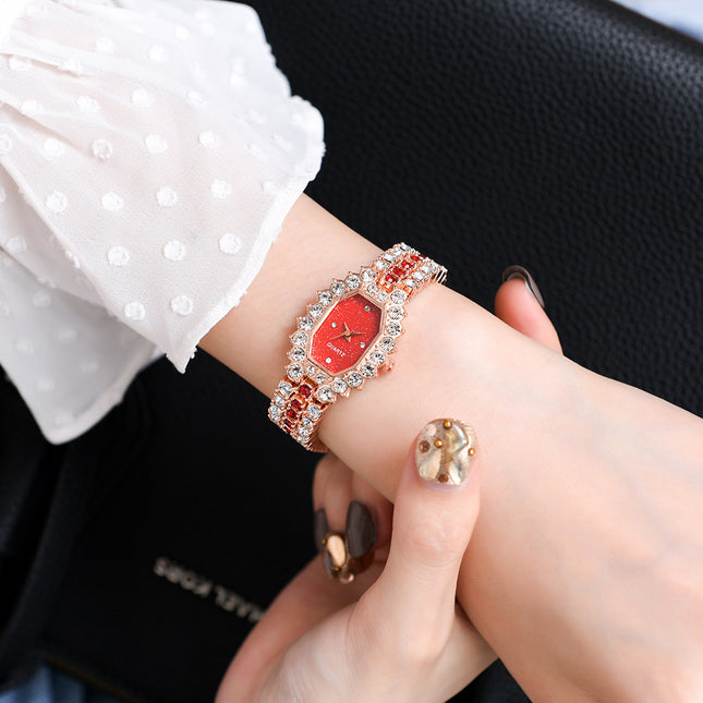 New Ladies Watch Diamond Starry Emerald Fashion