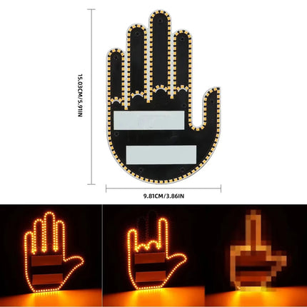 Led Multi-function Warning Modification Decoration Car Atmosphere Finger Lights