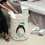 Large cartoon foldable Laundry Storage Basket Clothes Toy Organizer