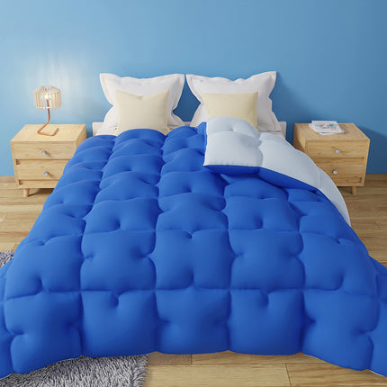 Couette Grand Froid Diamant – Blue – High Density Filling 700 G/M² in Hollow Fibre – for 1 to 2 People