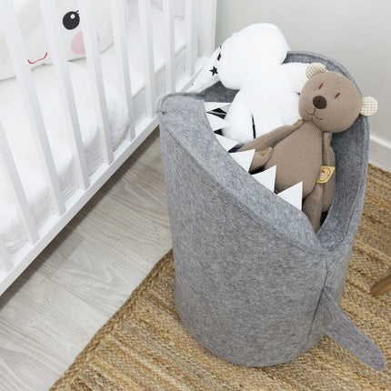 Cute Shark Shaped Kids Toy Storage Basket Multi-Functional
