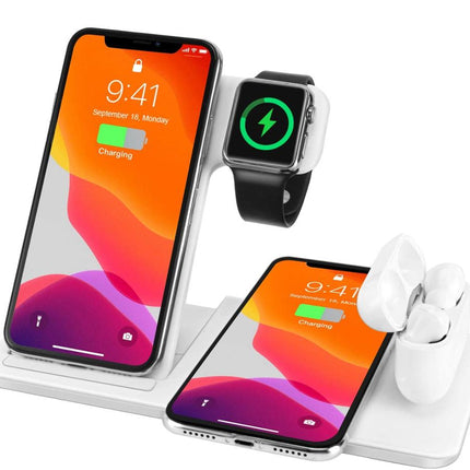 Fdgao 15W 4 In 1 Desktop Wireless Charger