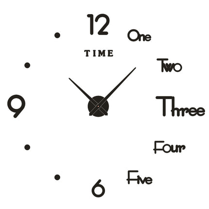 3D wall clock