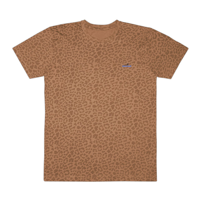 Men's Leopard Print Fine Jersey Tee - Stylish Casual Wear