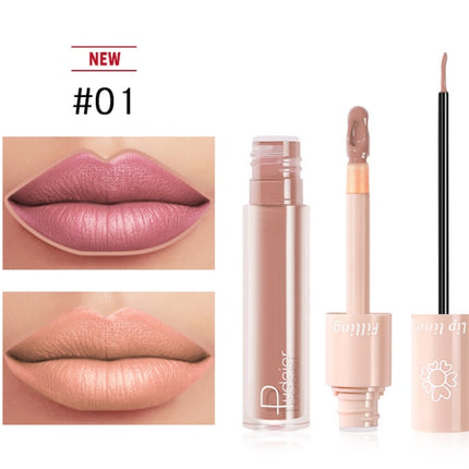 Pudaier Dual Lipstick Lip Gloss Liquid Lipstick