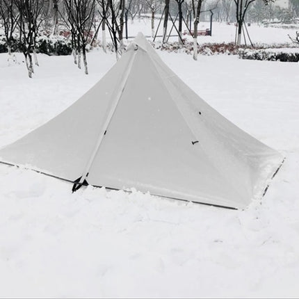 Portable camping pyramid tent single outdoor equipment camping supplies
