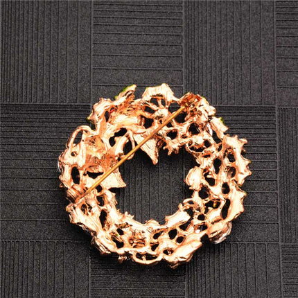 Brooch with Brooch Pin on Christmas Day