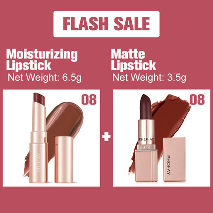 PHOFAY Moisturizing Lipstick And Matte Lipstick