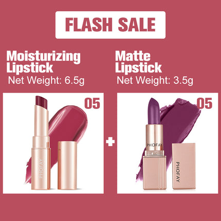 PHOFAY Moisturizing Lipstick And Matte Lipstick