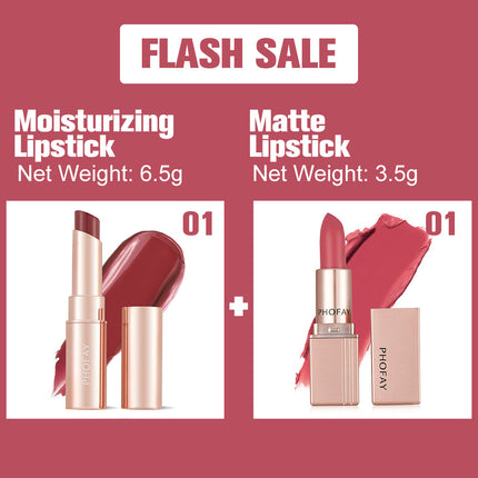 PHOFAY Moisturizing Lipstick And Matte Lipstick