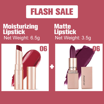 PHOFAY Moisturizing Lipstick And Matte Lipstick