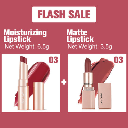 PHOFAY Moisturizing Lipstick And Matte Lipstick