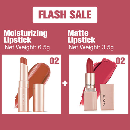 PHOFAY Moisturizing Lipstick And Matte Lipstick